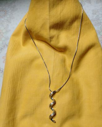 Collana con spirale argento 925