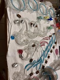 Lampadario vetro colorato