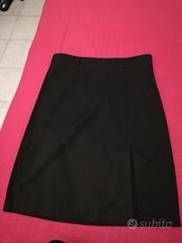 gonna nera con spacco tg 46