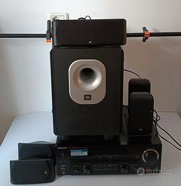 Amplificatore Kenwood + Home theatre JBL 5.1
