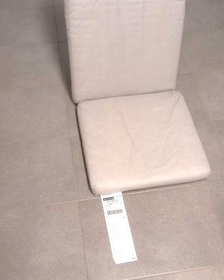 N. 4 IMBOTTITURE SEDILE-SCHIENALE DUVHOLMEN IKEA