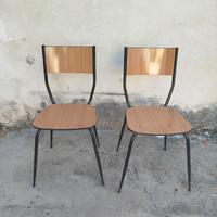 Coppia sedie Salvarani anni 60