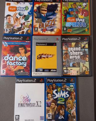 LOTTO 8 GIOCHI PS2 COMPLETI di GTA SAN ANDREAS