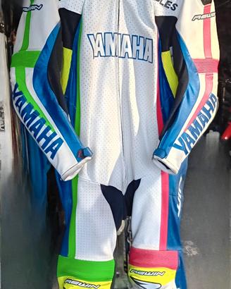 Tuta da moto in pelle marca Rewin