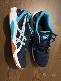 Asics Gel Spike 5 blu / azzurre Nuove