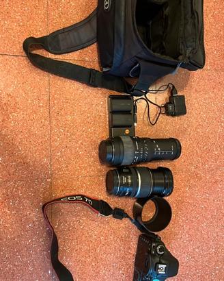 Fotocamera 7D + 2 obbiettivi