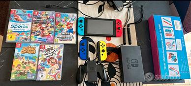 Nintendo switch+ giochi e accessori