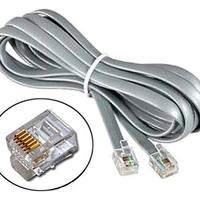 Cavo doppino telefonico RJ11, ADSL, Telefono, masc