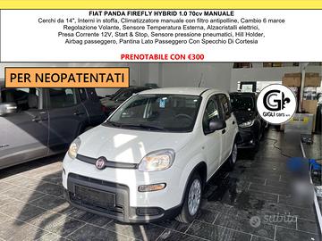 Fiat Panda 1.0 firefly hybrid s&s 70cv, neopatenta