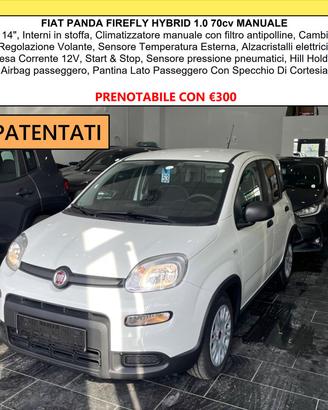 Fiat Panda 1.0 firefly hybrid s&s 70cv, neopatenta