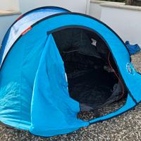 Tenda campeggio 2 SECONDS blu | 3 posti