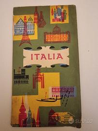 Cartina stradale vintage “ITALIA” – Shell  1957