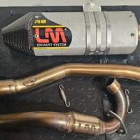 Scarico lm r8 per pit bike