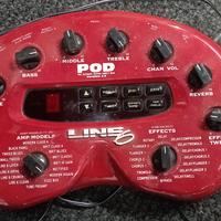 Line6 POD 2.0 con pedaliera Midi