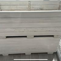 2 fioriere in legno  bianche