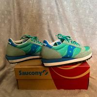 Saucony Jazz Verde e Blu Numero 37