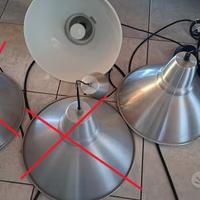 Lampadari Ikea a campana in alluminio