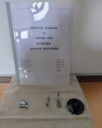 manuale di servizio Singer 401