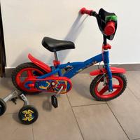 Bicicletta spiderman bambino 12”