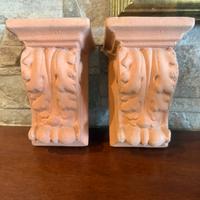 Reggi mensola in terracotta