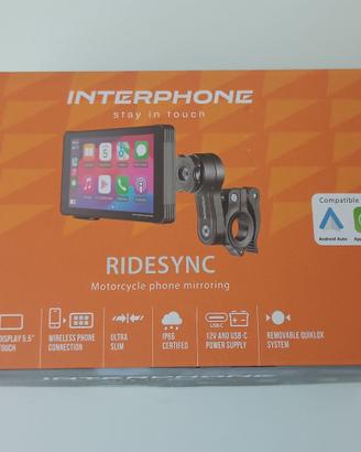Carplay per moto Interphone Ridesync NC55