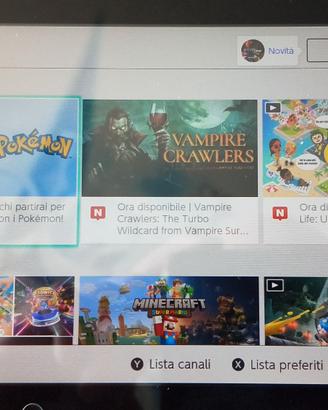 NINTENDO SWITCH+4 GIOCHI TOP