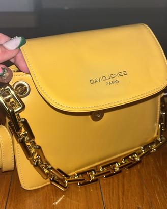 Borsetta David Jones gialla