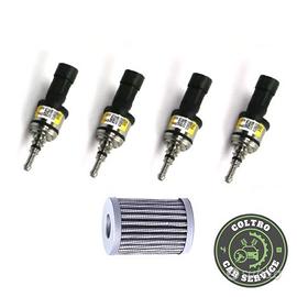 4 INIETTORI BRC GIALLO SEEGER 09SQ99020023 NUOVI