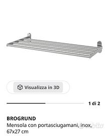 Porta asciugamani Brogrund Ikea