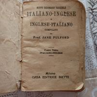 Antico Dizionario Italiano Inglese