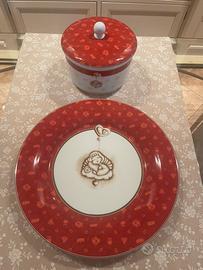 Piatto e biscottiera Thun