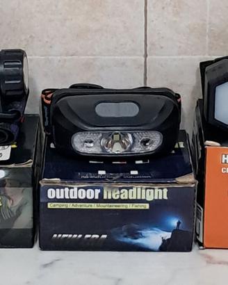 LUCI NUOVE FRONTALI X LA TESTA RICARICABILI