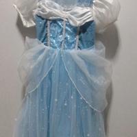 vestito carnevale bimba cenerentola anni 7/8