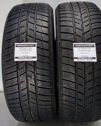 2 PNEUMATICI USATI 215/50R18 92V POLARIS5 BARUM GO