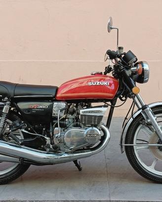 SUZUKI GT380 B (1976) Cerchi Lega SAIAD Targa Oro