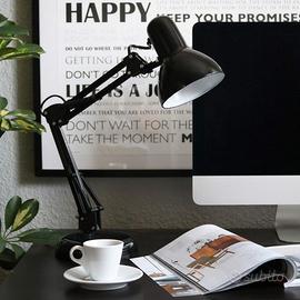 Lampada tavolo, attacco E14, 40W, luce orientabile