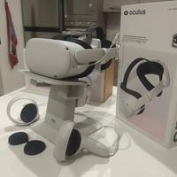 META QUEST 2 + ACCESSORI (BATTERIA EXTRA)