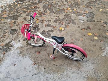 bicicletta rosa 16"