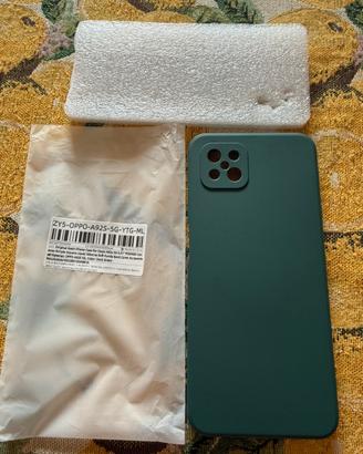 Cover Oppo A92S 5G Dark Green silicone