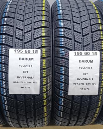 4 GOMME 195 60 15 BARUM INV RIF3376