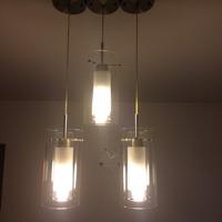 Lampadario moderno in vetro