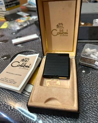 Accendino colibri nero con scatola