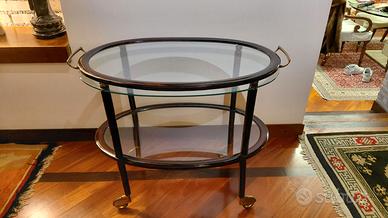 Carrello vintage anni 50 con vassoio