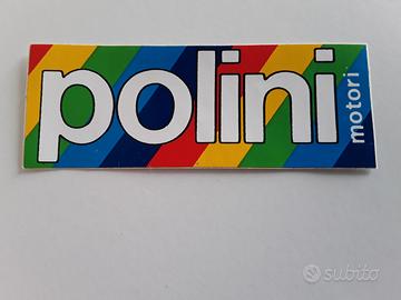 Adesivo Polini color anni '80 - original sticker