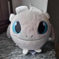 Peluche Dragons Lightfury Furia chiara