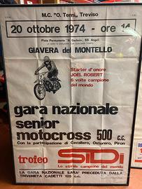 MOTOCROSS POSTER ORIGINALI GIAVERA DEL MONTELLO