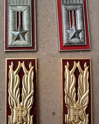 Alamari metallici Carabinieri e Polizia 