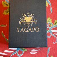 Collana S'AGAPO' in Acciaio con Ciondolo Chiave 