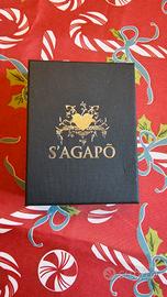 Collana S'AGAPO' in Acciaio con Ciondolo Chiave 