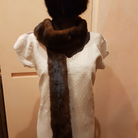 Sciarpa e cappello pelliccia visone vintage